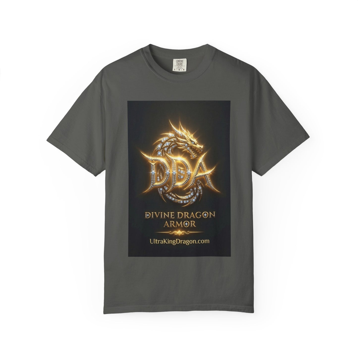 A DIVINE DRAGON ARMOR MEN OR WOMANS Garment-Dyed T-shirt