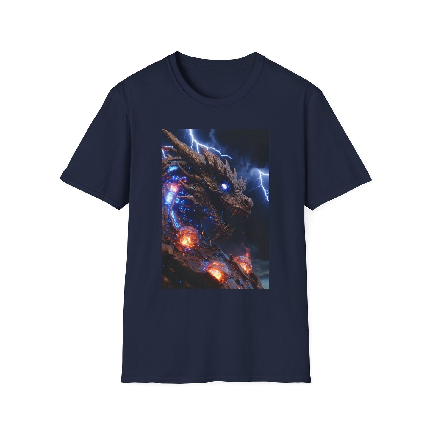 Godzilla Monster Tee — Electric Kaiju Face Graphic T-Shirt