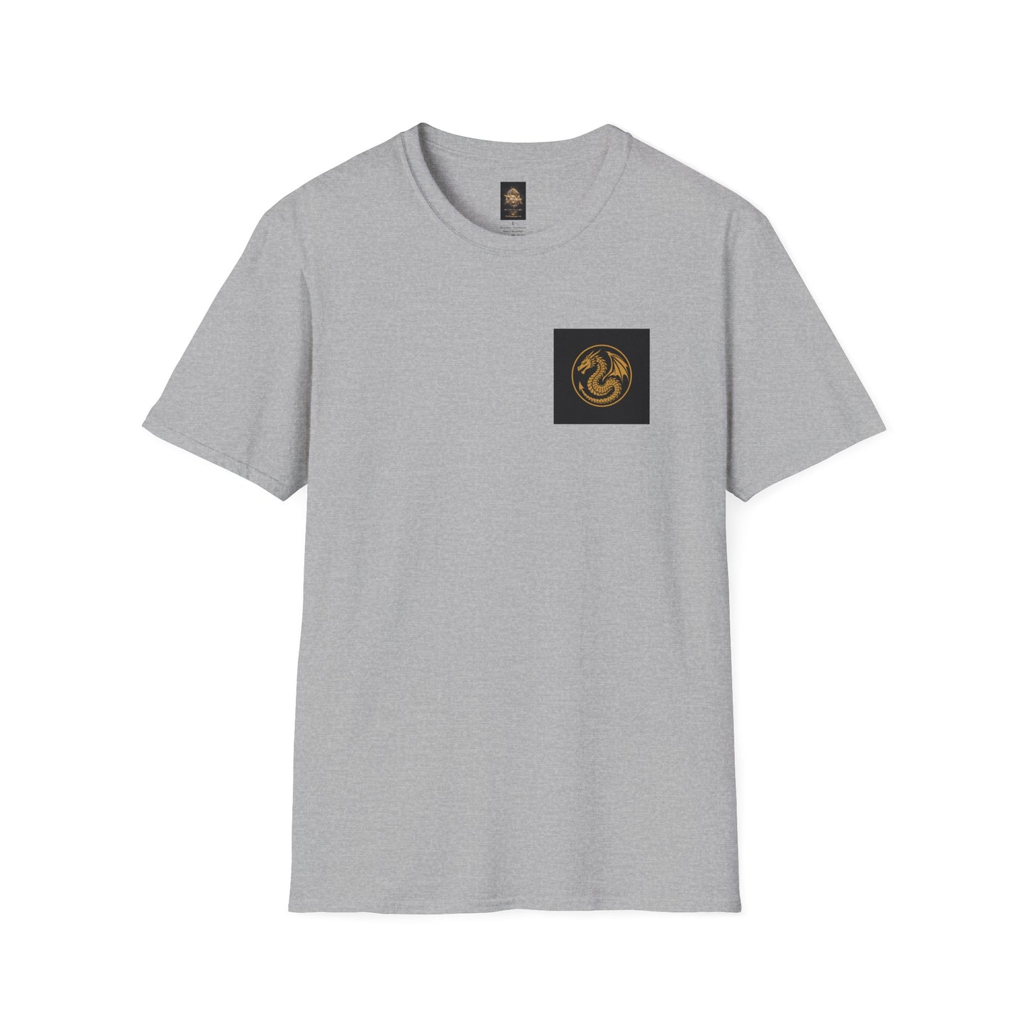 A # 1 Selling Divine Dragon Armor Pocket T-Shirt — Vintage Gold Emblem Tee