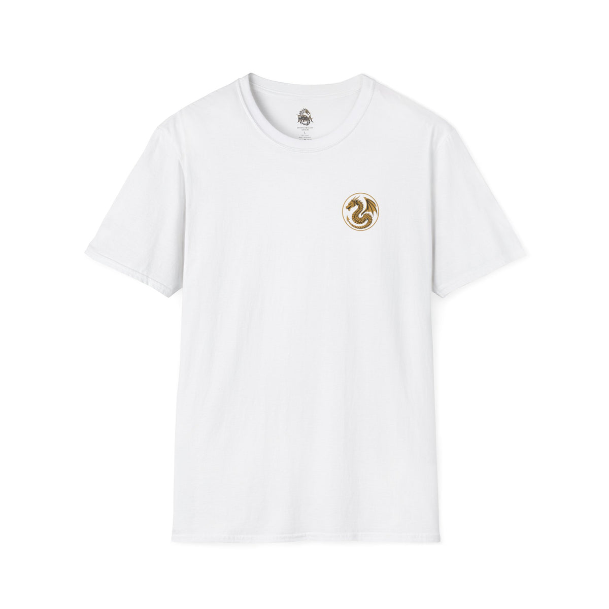 A # 1 Selling Divine Dragon Armor Pocket T-Shirt — Vintage Gold Emblem Tee