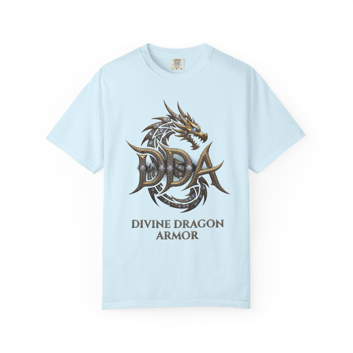 A DIVINE DRAGON ARMOR MEN OR WOMANS Garment-Dyed T-shirt