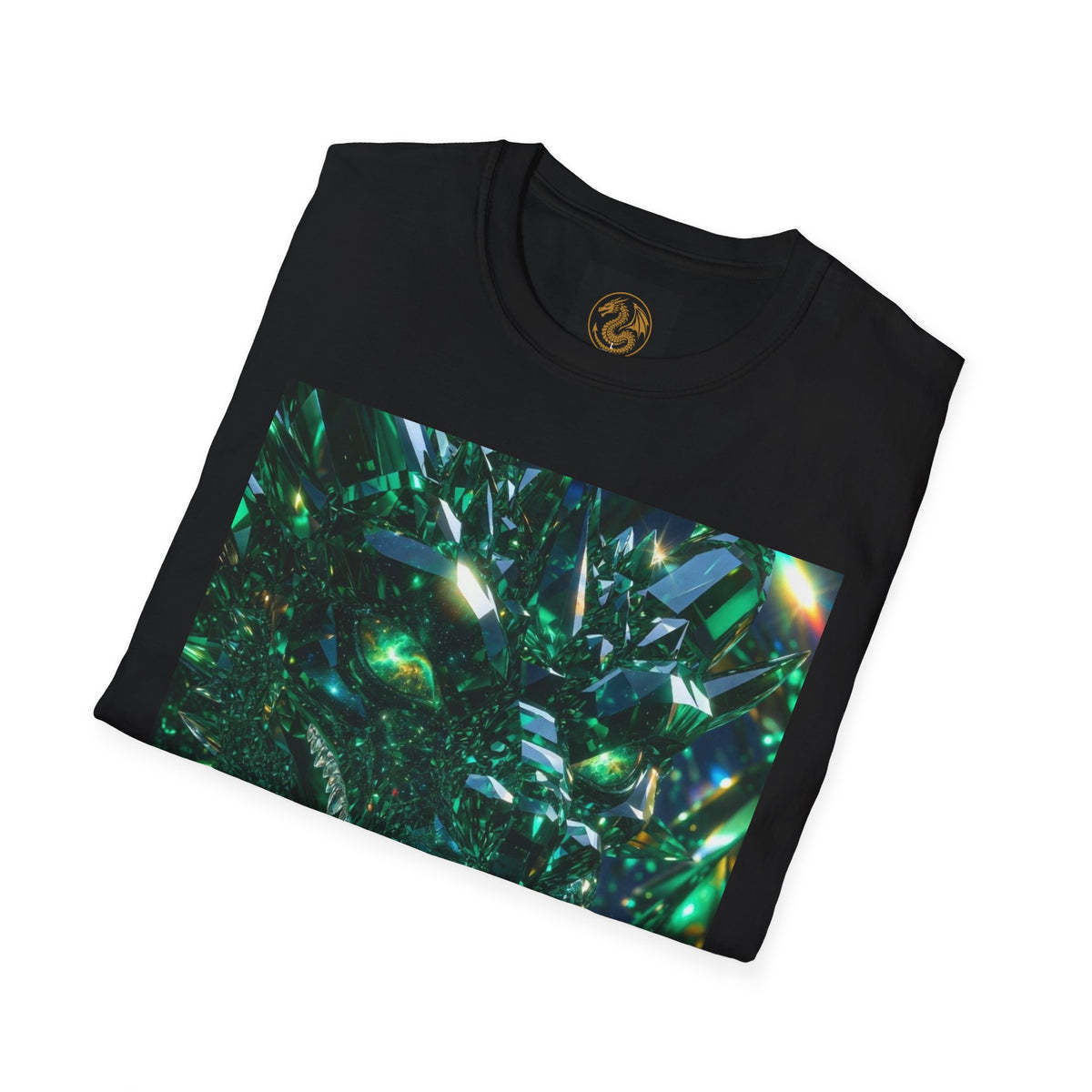 An Emerald Dragon Crystal Skull T-Shirt