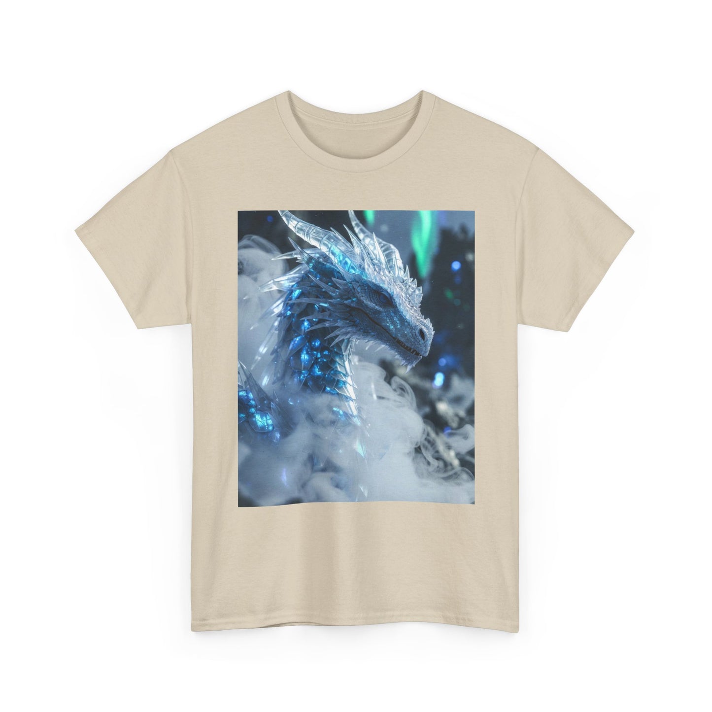 Ice Dragon Graphic Tee — Fantasy Dragon Art T-Shirt