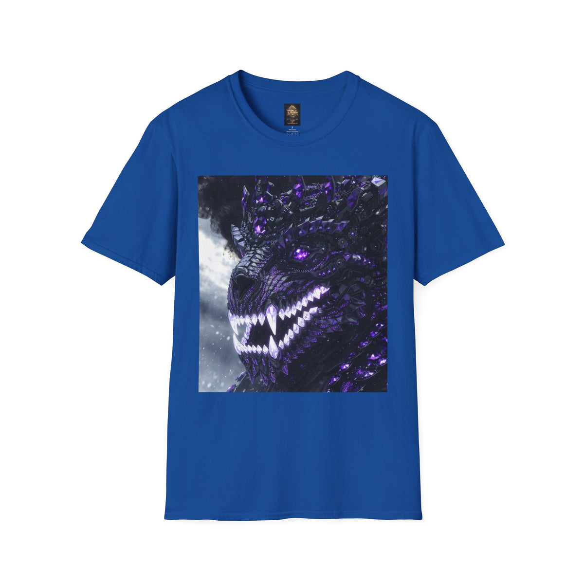 A Purple Dragon Skull T-Shirt — Divine Dragon Armor Logo Tee