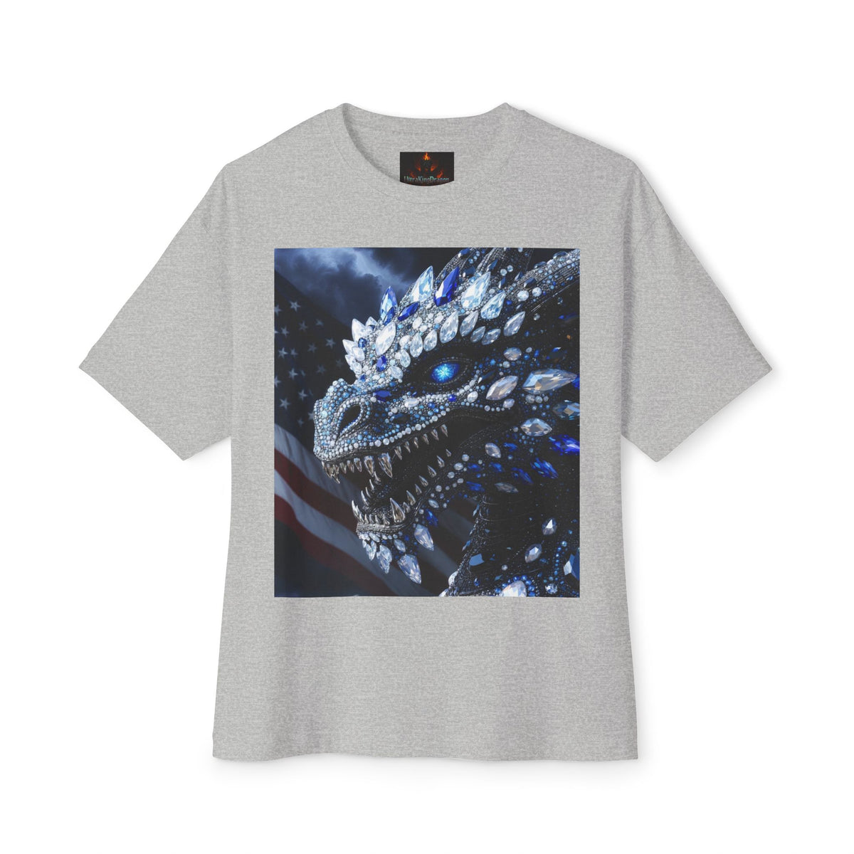 A Dragon USA 🇺🇸 Oversized Boxy Tee - Relaxed Fit Shirt for Casual Wear, Perfect Gift for Birthdays, Holidays, Lounge, Everyday Style, Uplifting [...]