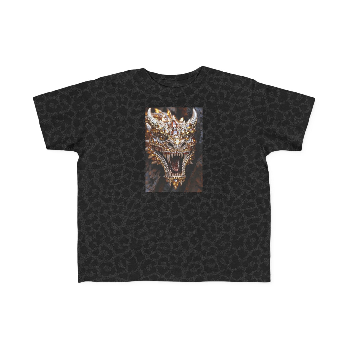 Toddler Tee — Fierce Gold Dragon Graphic Shirt