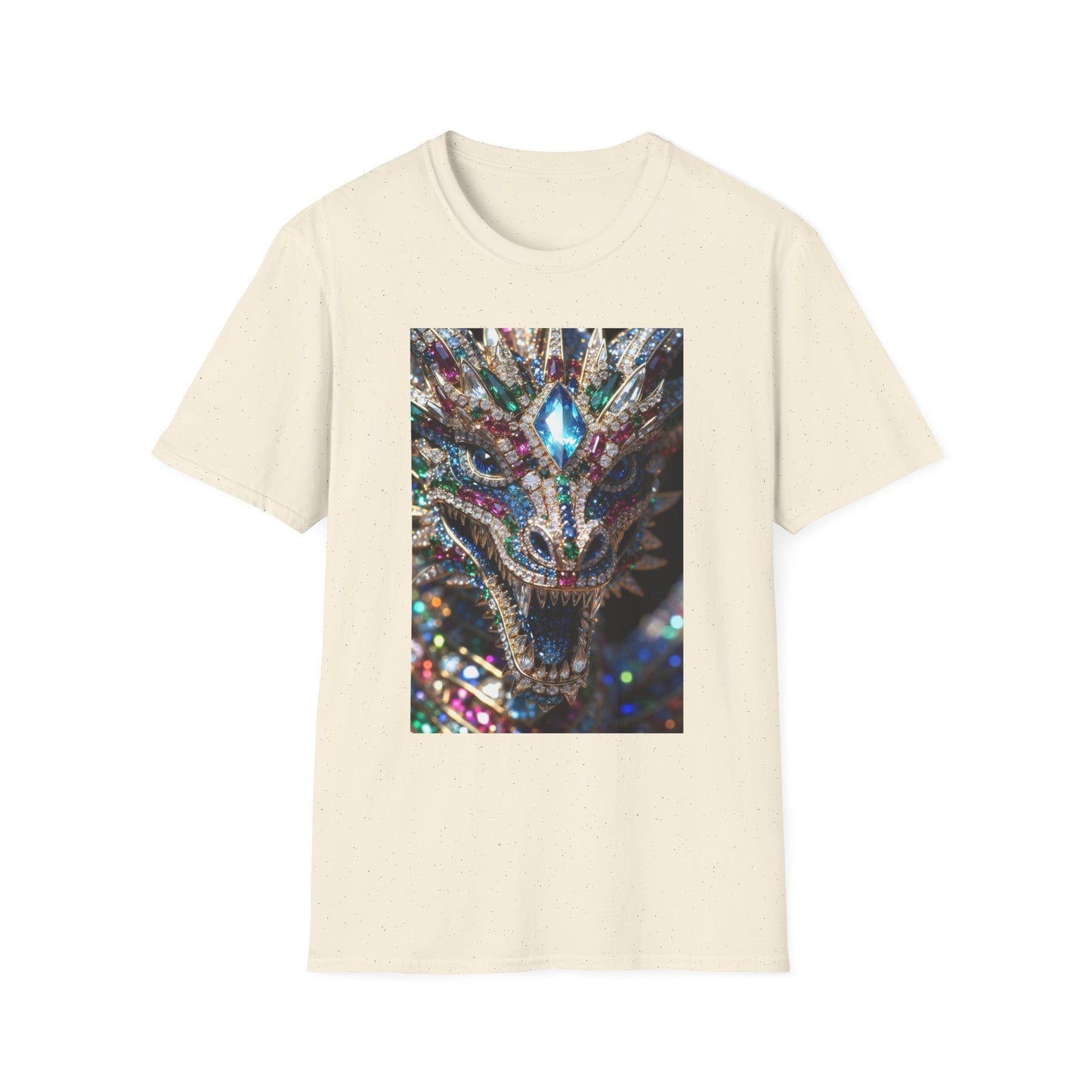 # 1 Dragon selling Gemstone Mask T-Shirt — Jewel-Encrusted Festival Tee