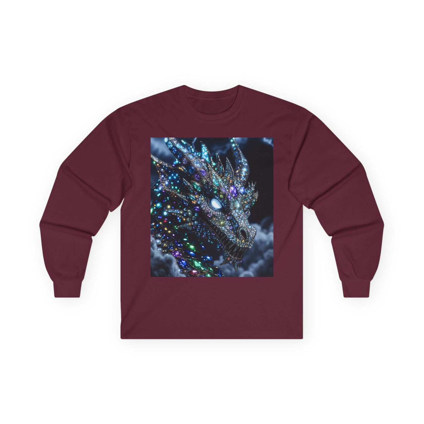Mystic Crystal Dragon Long Sleeve Tee