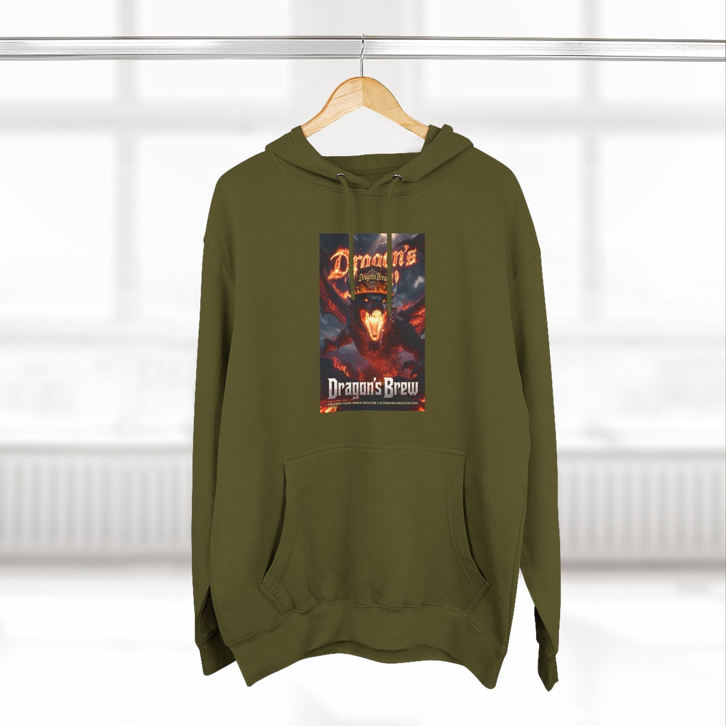 Dragons Brew Three-Panel Fleece Hoodie