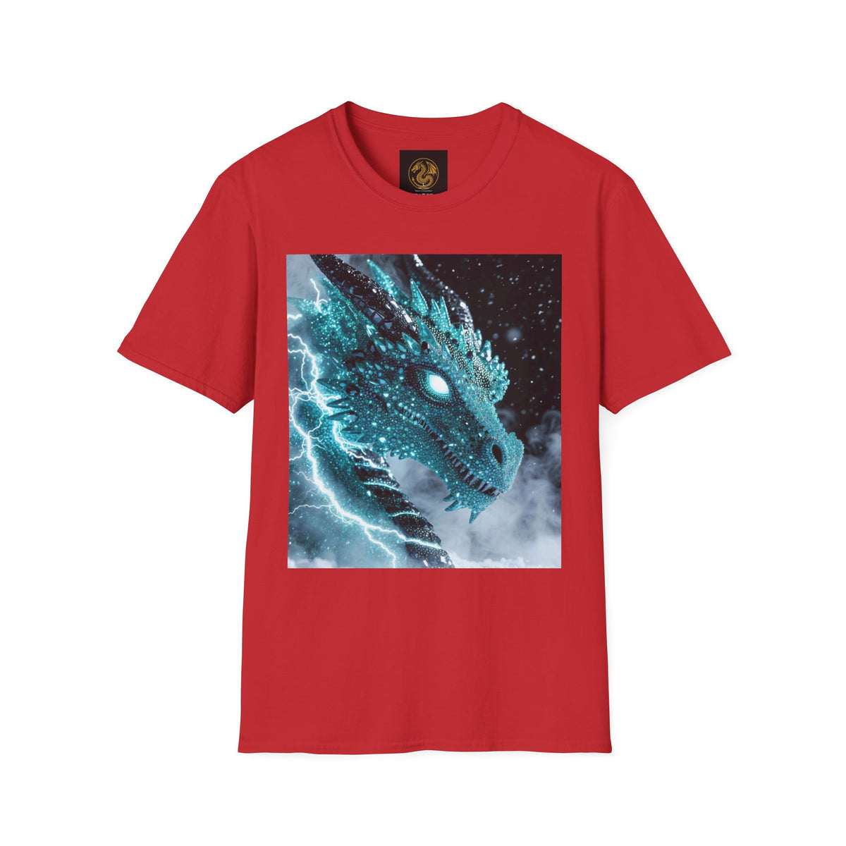An Ice Dragon T-Shirt — Electric Frost Dragon Graphic Tee