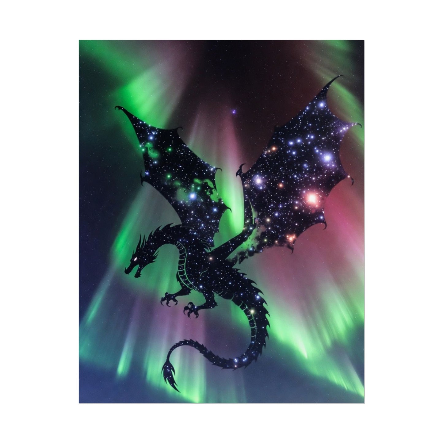 Dragon Aurora Poster