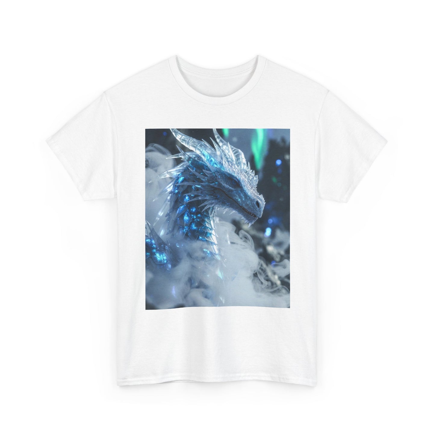 Ice Dragon Graphic Tee — Fantasy Dragon Art T-Shirt