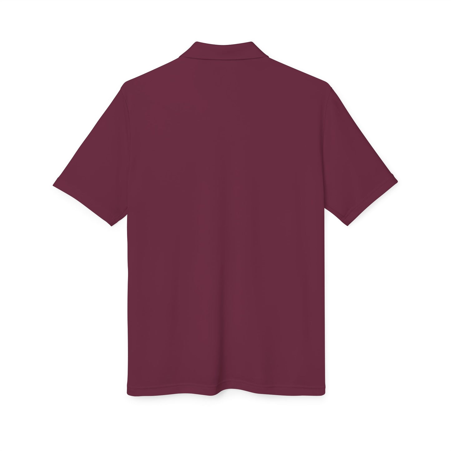 Adidas Performance Polo — Gold Crest Patch Chest Logo