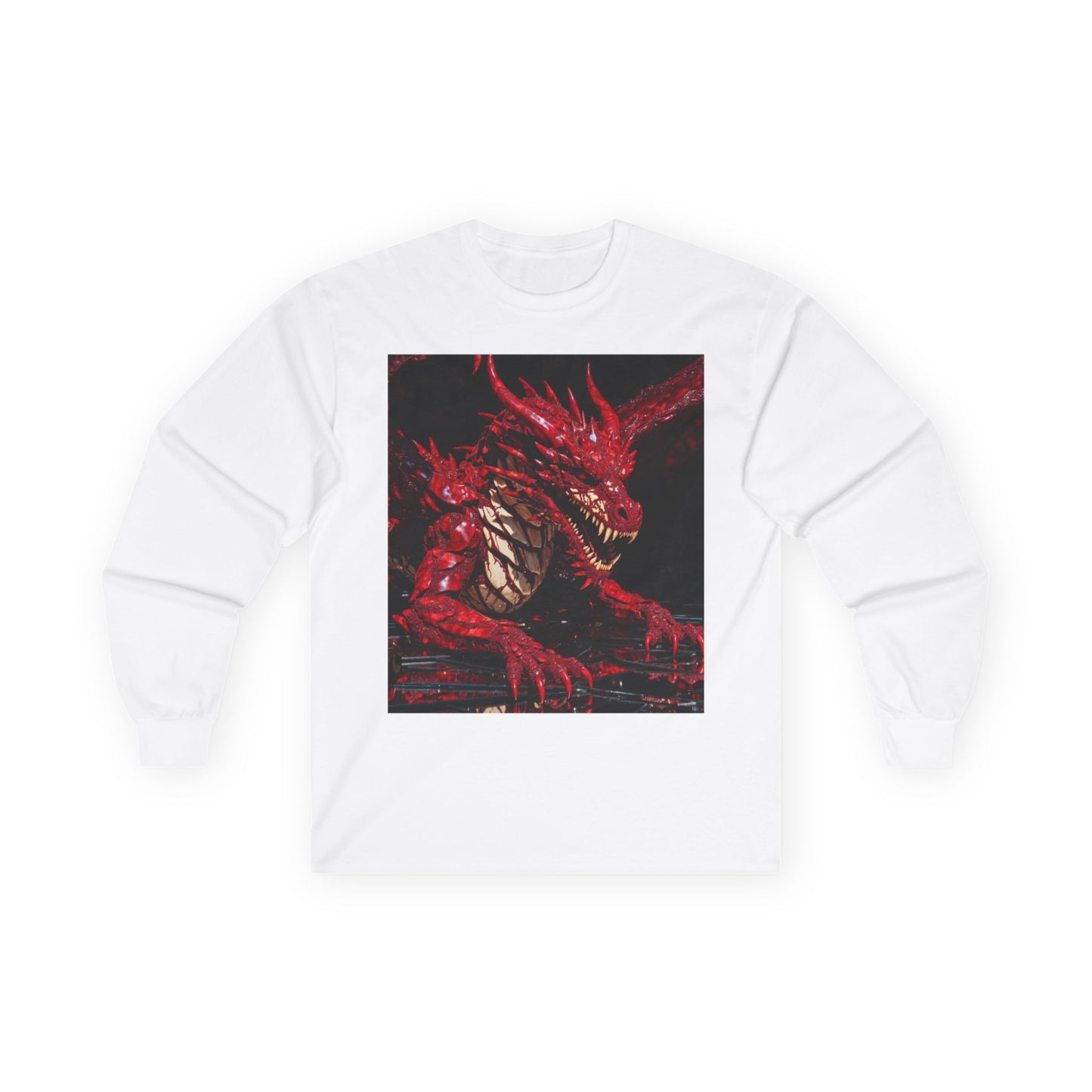 Red Dragon Artwork Long Sleeve Tee
