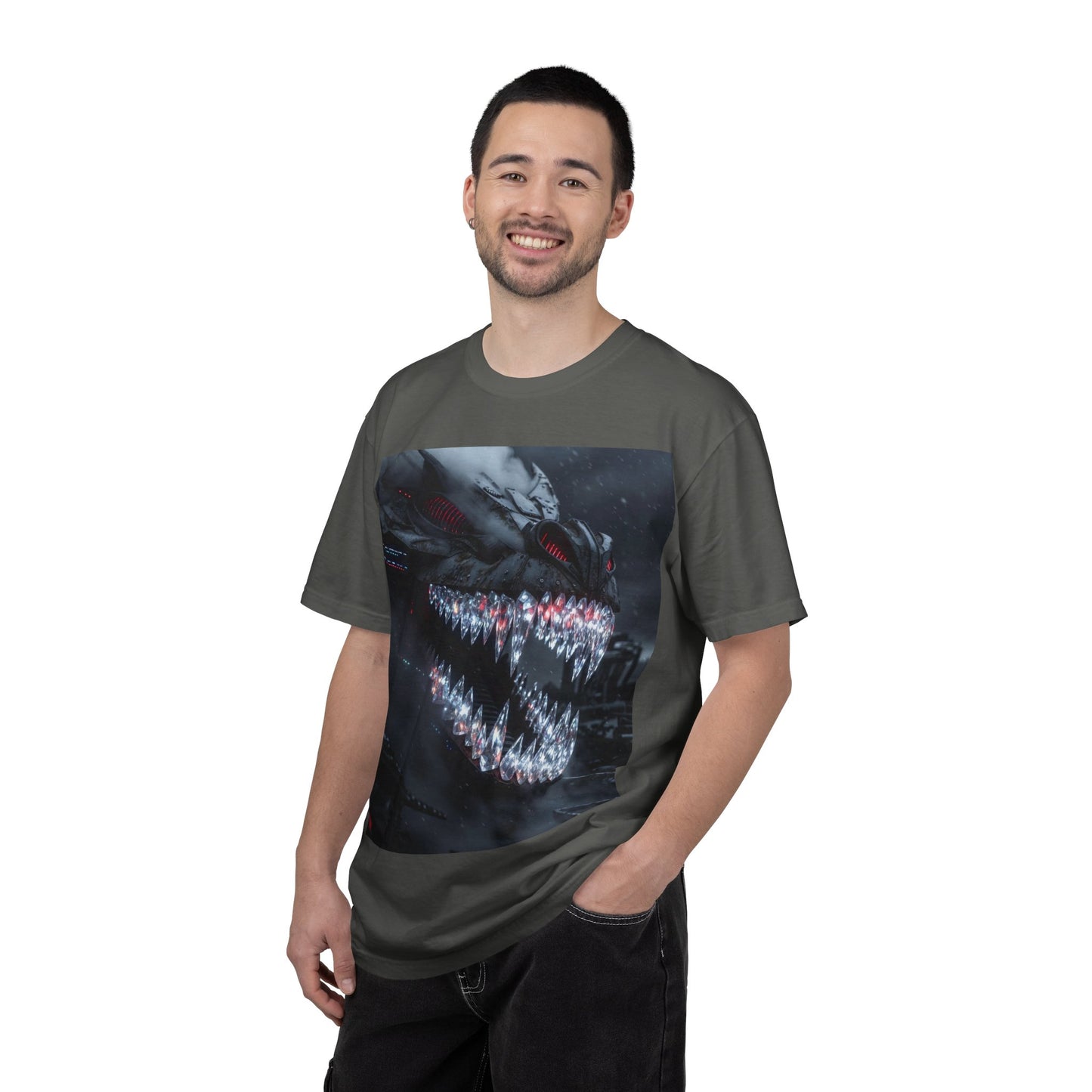 Graphic T-Shirt — Dark Monster Smile Artwork
