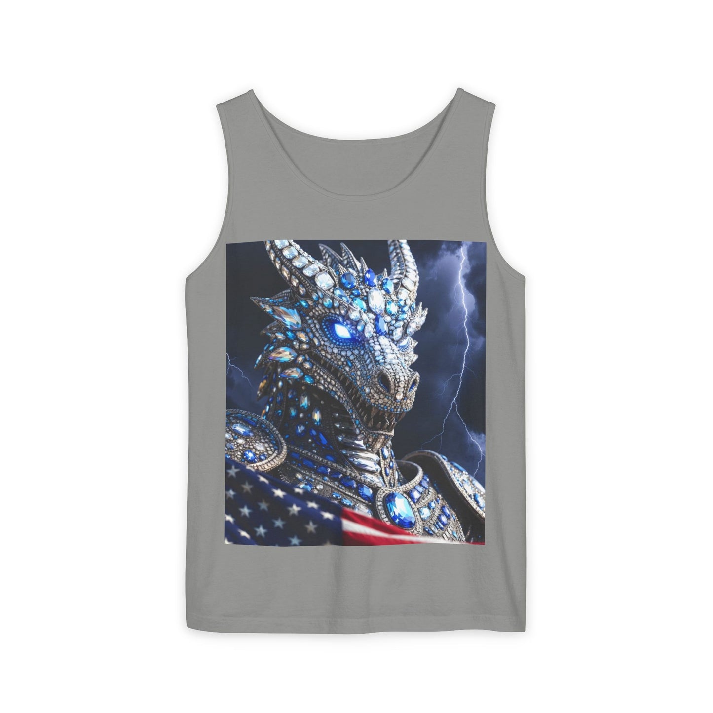 Patriotic Crystal Dragon Tank Top