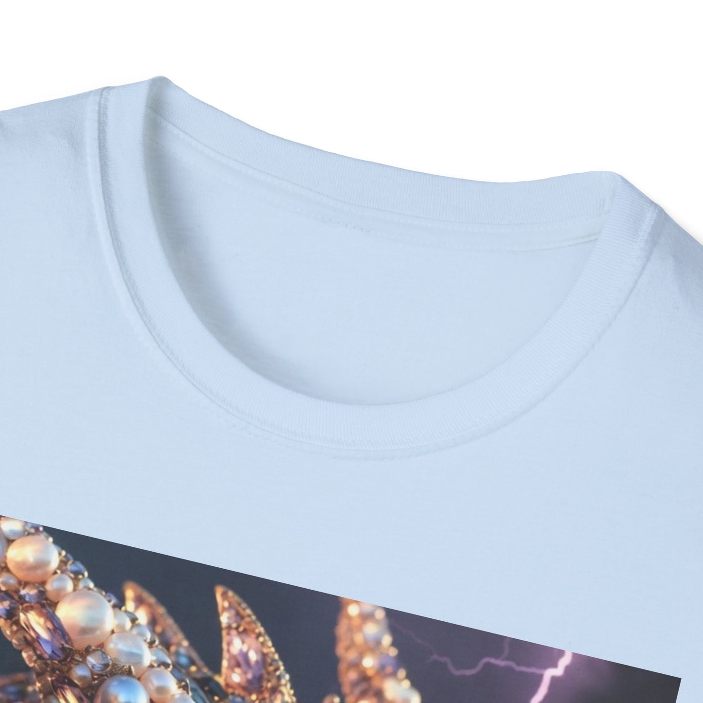 Dragon Gem Art T-Shirt — Fantasy Lightning Dragon Graphic Tee