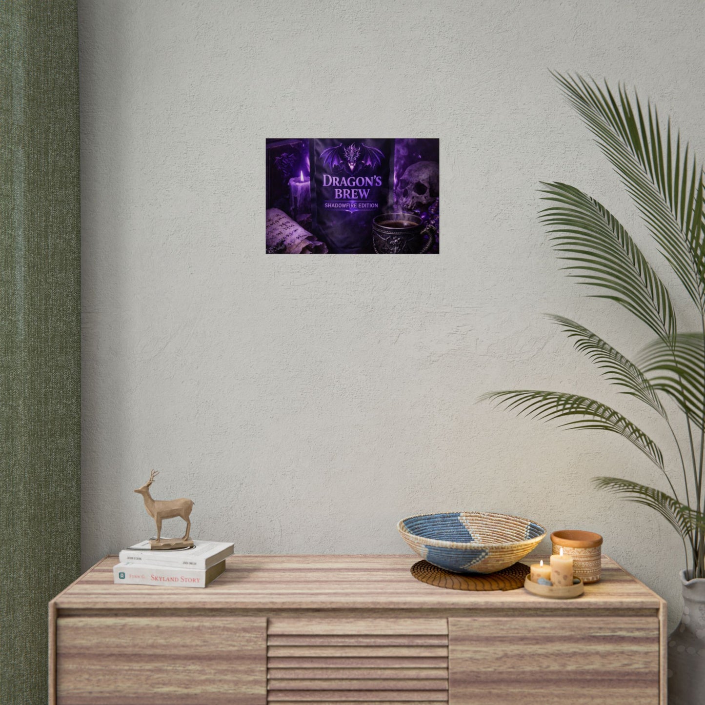 Rolled Poster — "Dragon’s Brew: Shadowfire Edition" Fantasy Poster