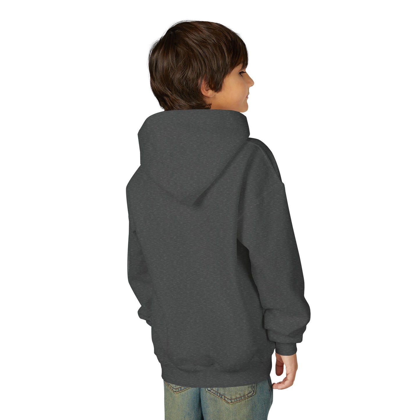 Dragon Fantasy Youth Heavy Blend Hooded Sweatshirt, Adventure Hoodie, Gift for Kids, Fantasy Apparel, Cozy Sweatshirt for Young Dreamers