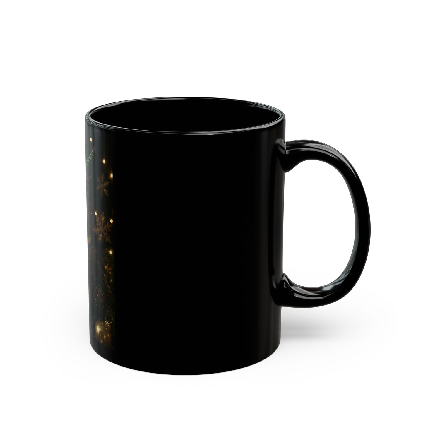 A Christmas GIFT Fantasy Dragon Mug - Enchanted 11oz/15oz Black Coffee Cup