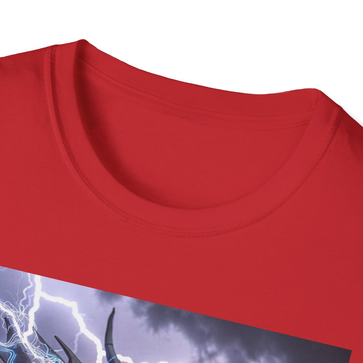 Dragon Storm T-Shirt — Electric Blue Fantasy Dragon Tee