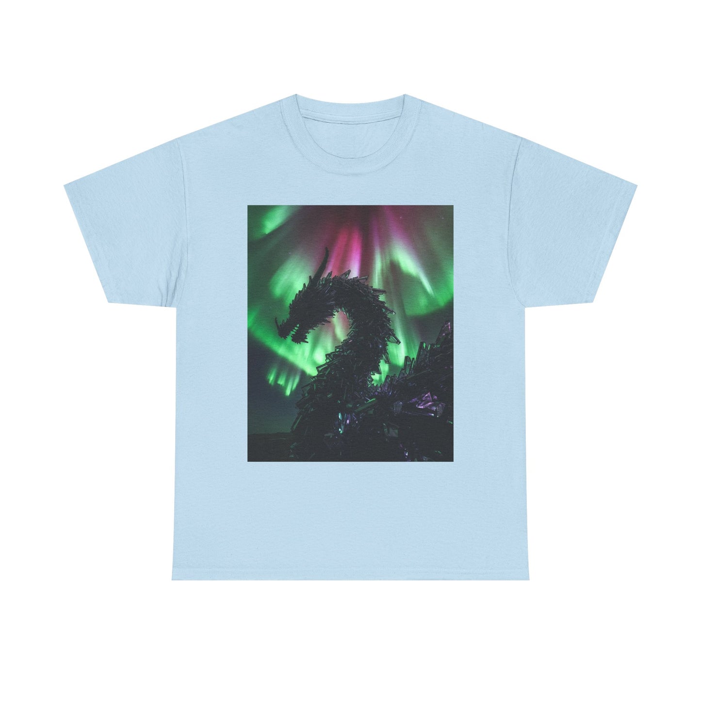 Dragon Aurora T-Shirt — Northern Lights Dragon Graphic Tee