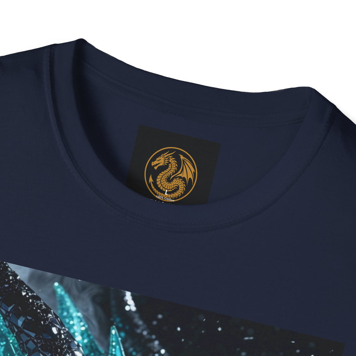 An Ice Dragon T-Shirt — Electric Frost Dragon Graphic Tee
