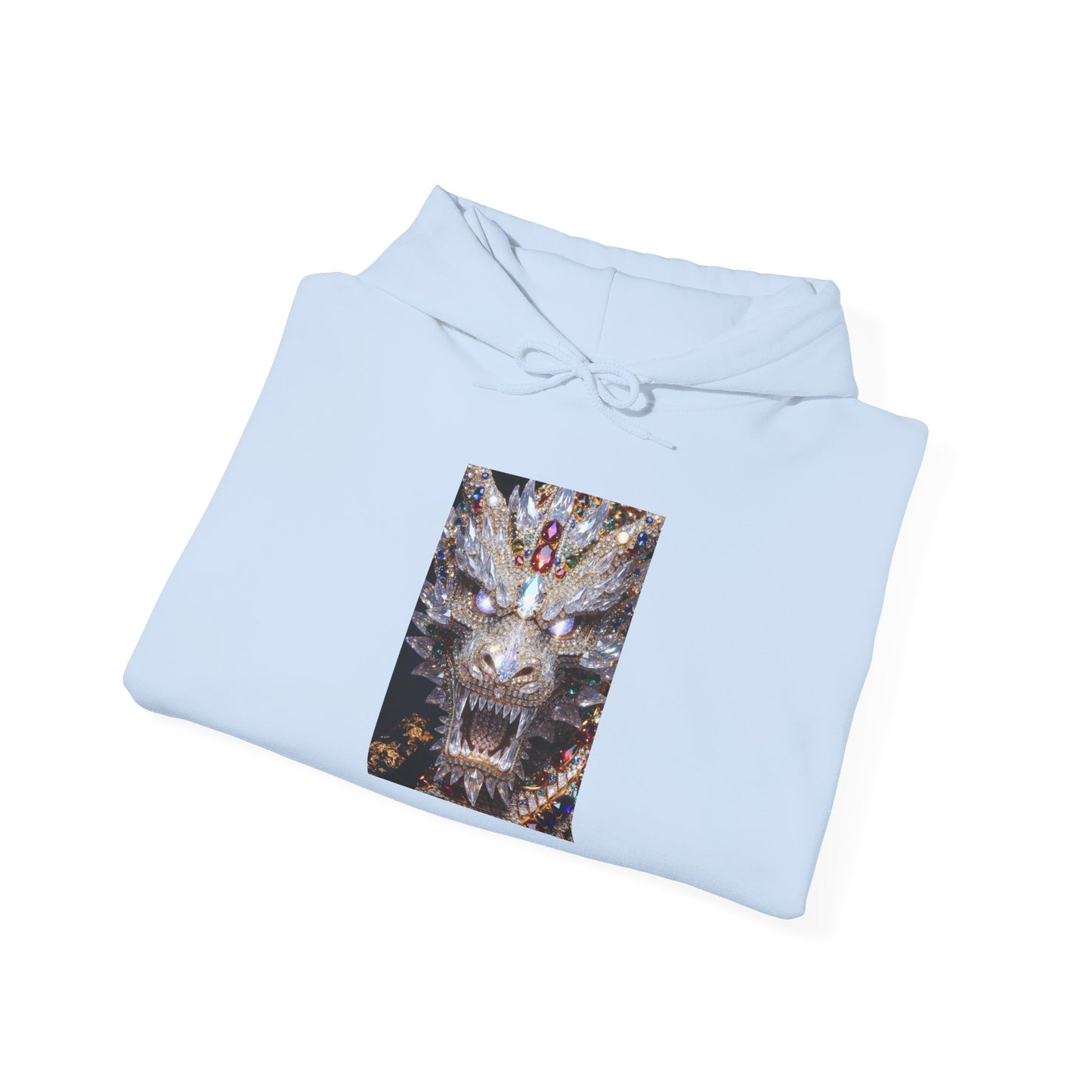 Dragon Skull Hoodie - Mystic Fantasy Graphic Pullover