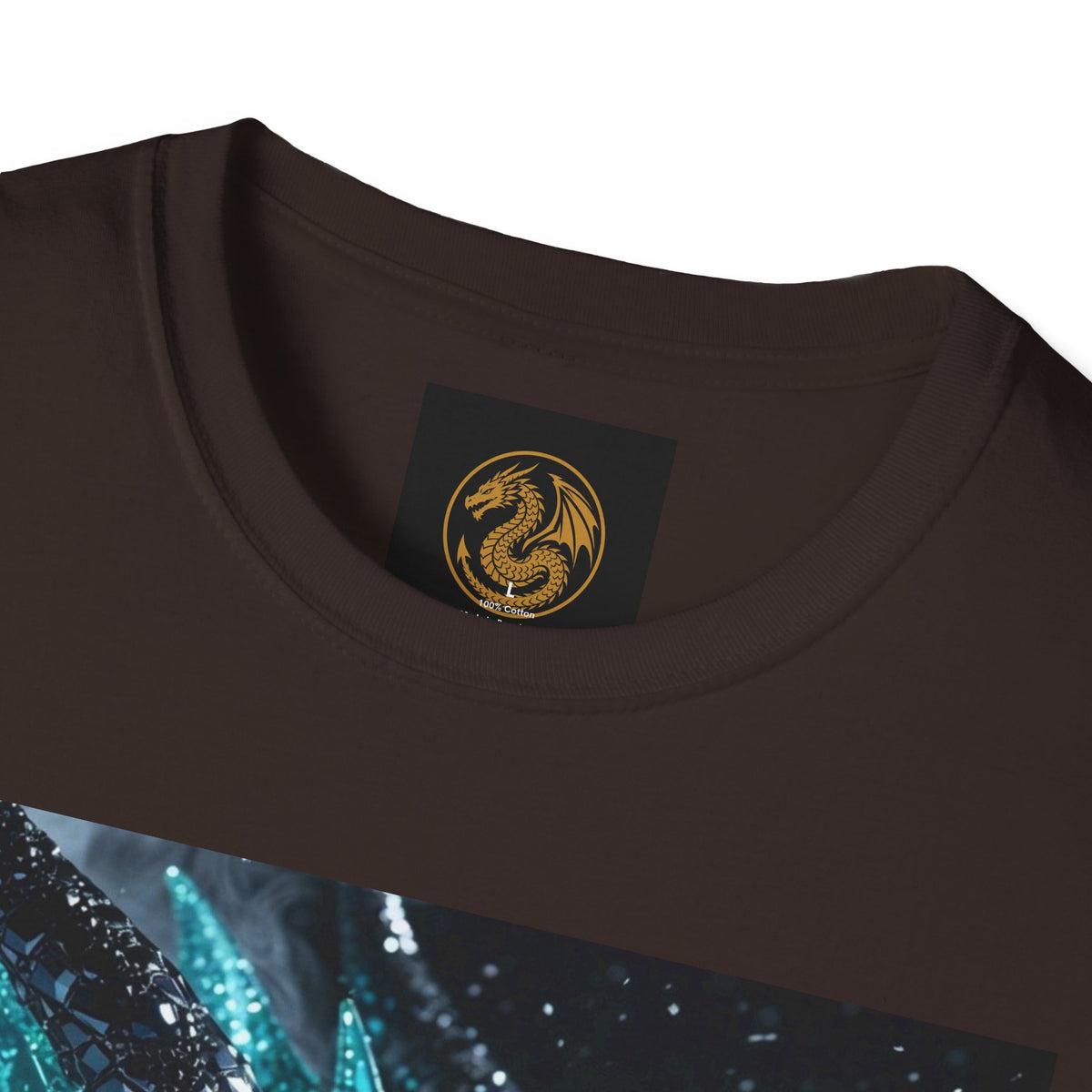 An Ice Dragon T-Shirt — Electric Frost Dragon Graphic Tee