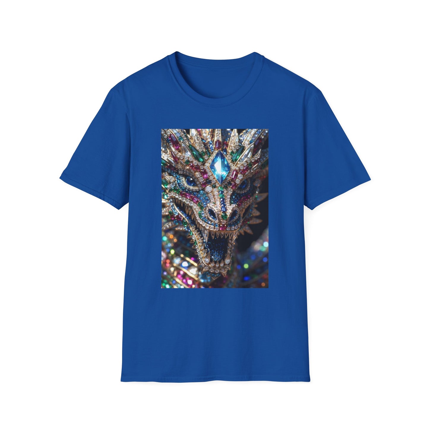 # 1 Dragon selling Gemstone Mask T-Shirt — Jewel-Encrusted Festival Tee