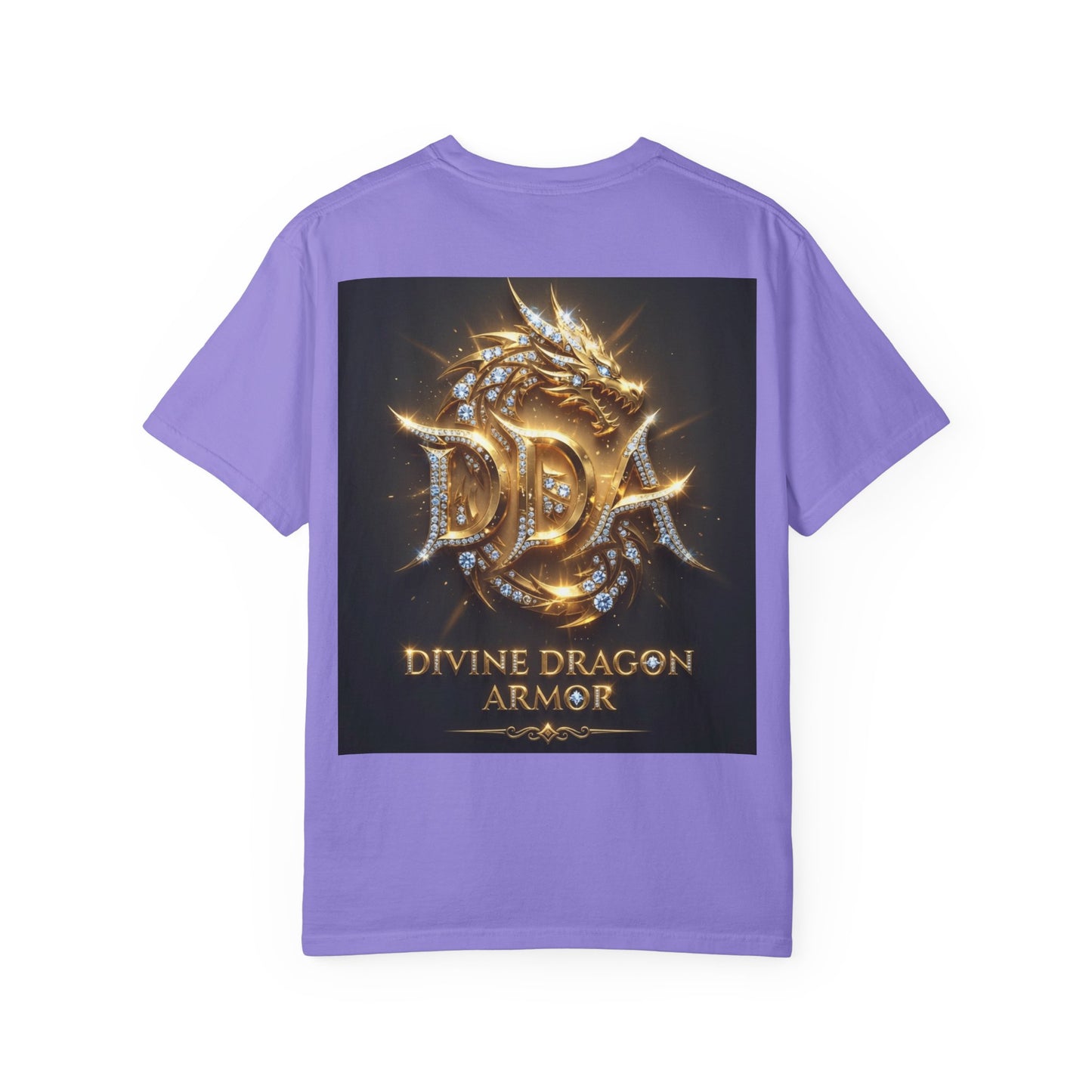 A DIVINE DRAGON ARMOR MEN OR WOMANS Garment-Dyed T-shirt