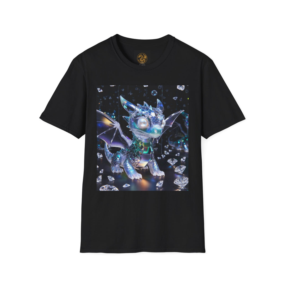 A Crystal Dragon T-Shirt — Sparkling Gem Fantasy Tee