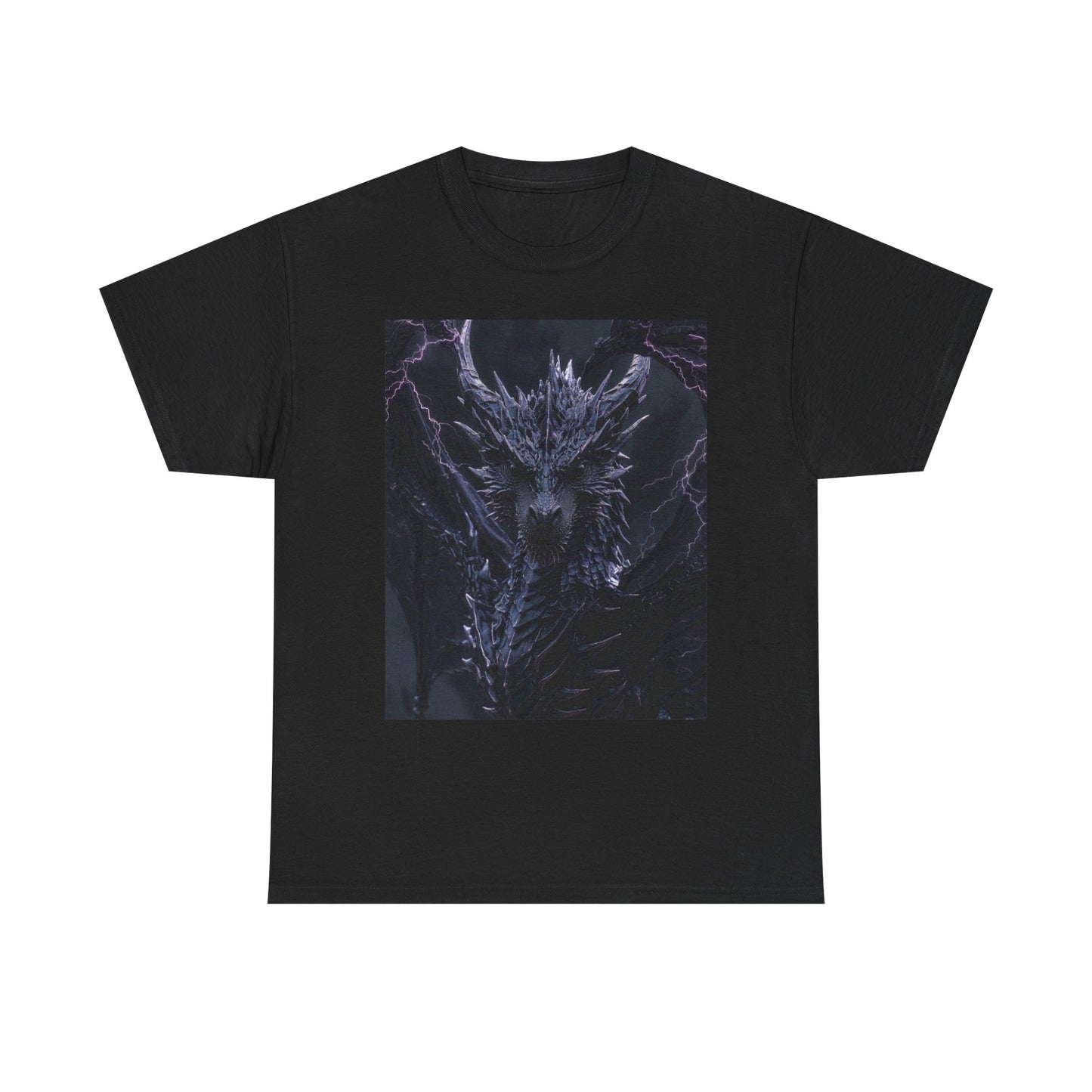 Dark Dragon Tee — Dark Fantasy Gothic Dragon Graphic Shirt