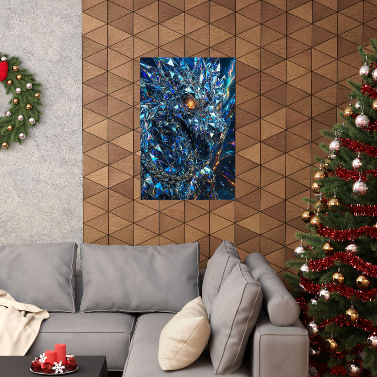A Stunning Matte Vertical Posters - Dragon Art, Fantasy Decor, Home Wall Art, Unique Gifts, Collector's Item