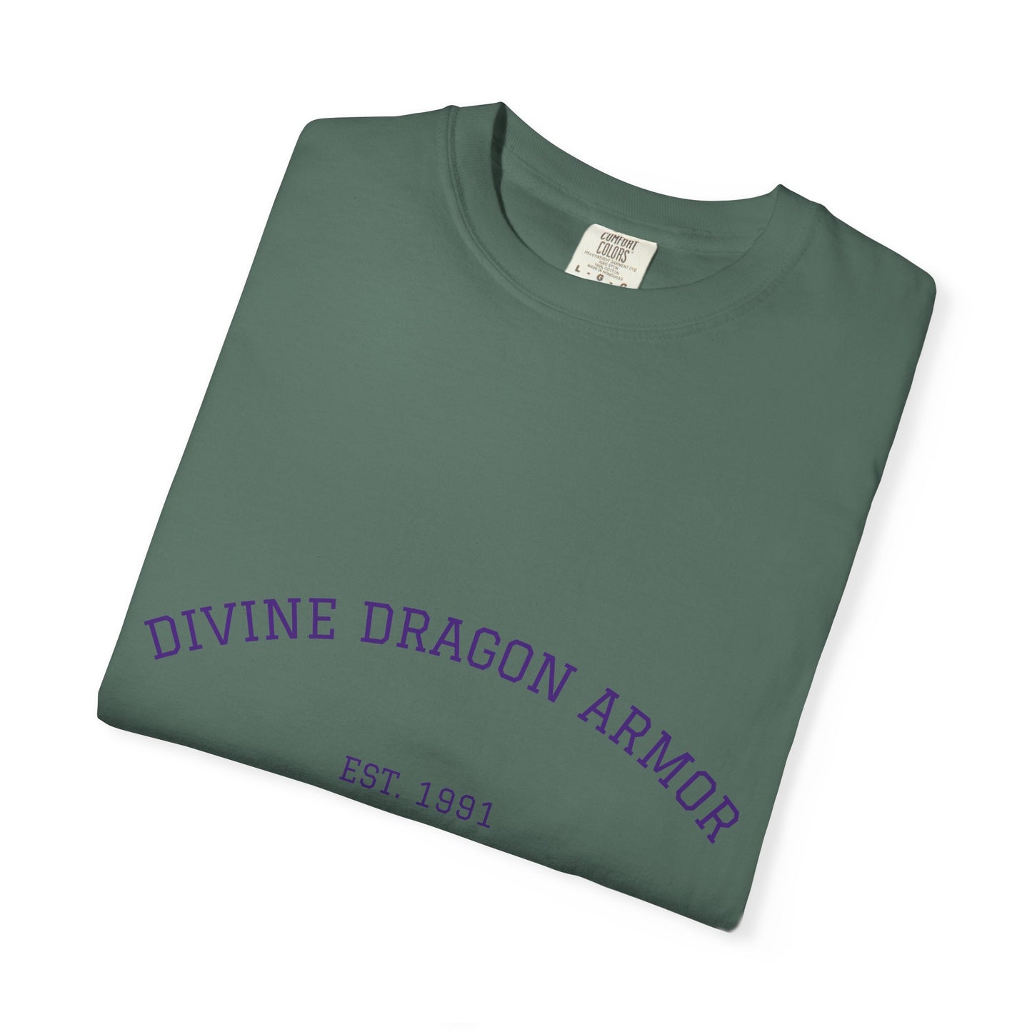 A Divine Dragon Armor Tee — Vintage 'Est. 1991' Graphic T-Shirt