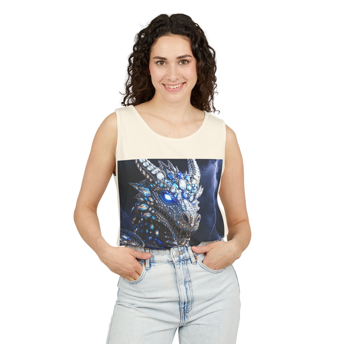 Patriotic Crystal Dragon Tank Top