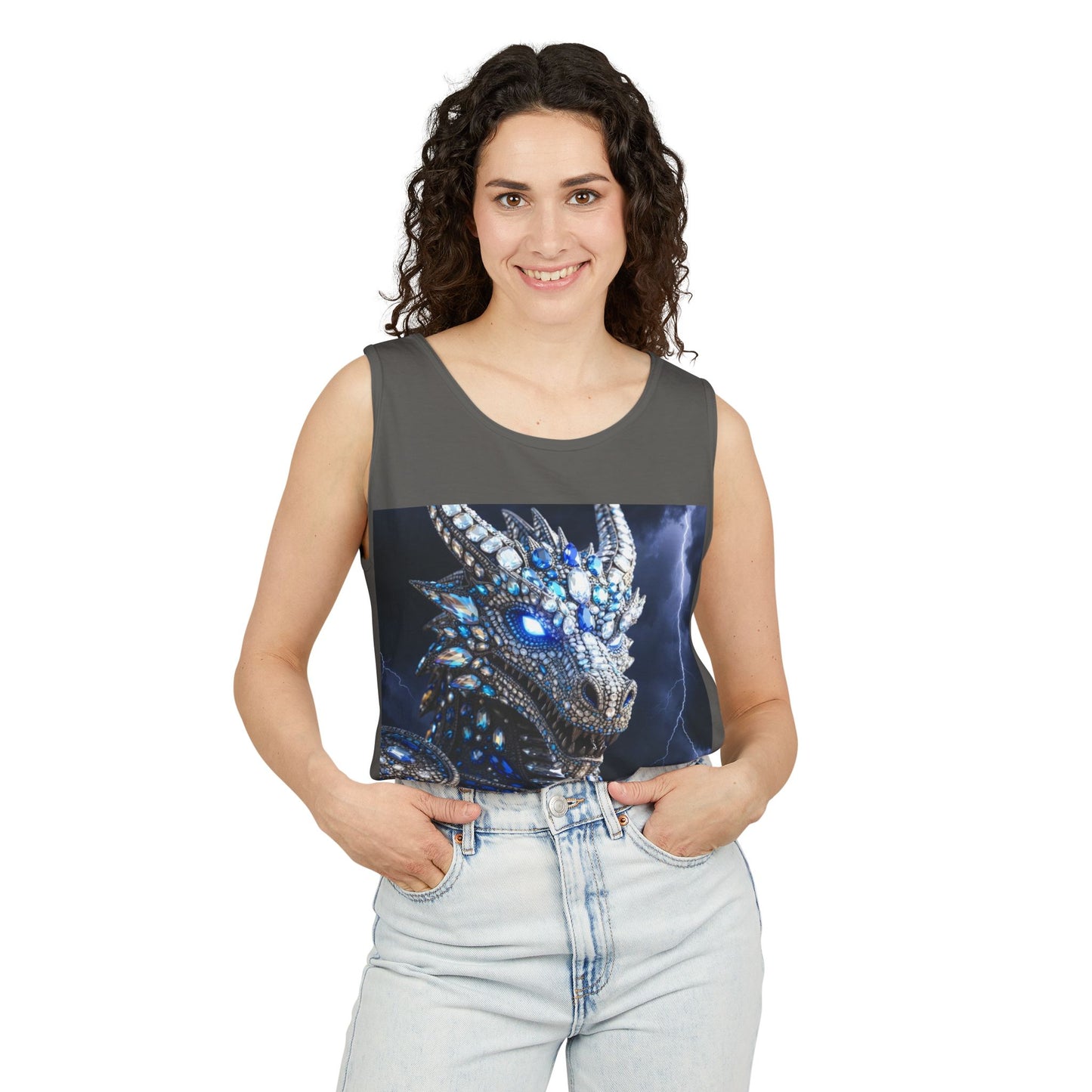 Patriotic Crystal Dragon Tank Top