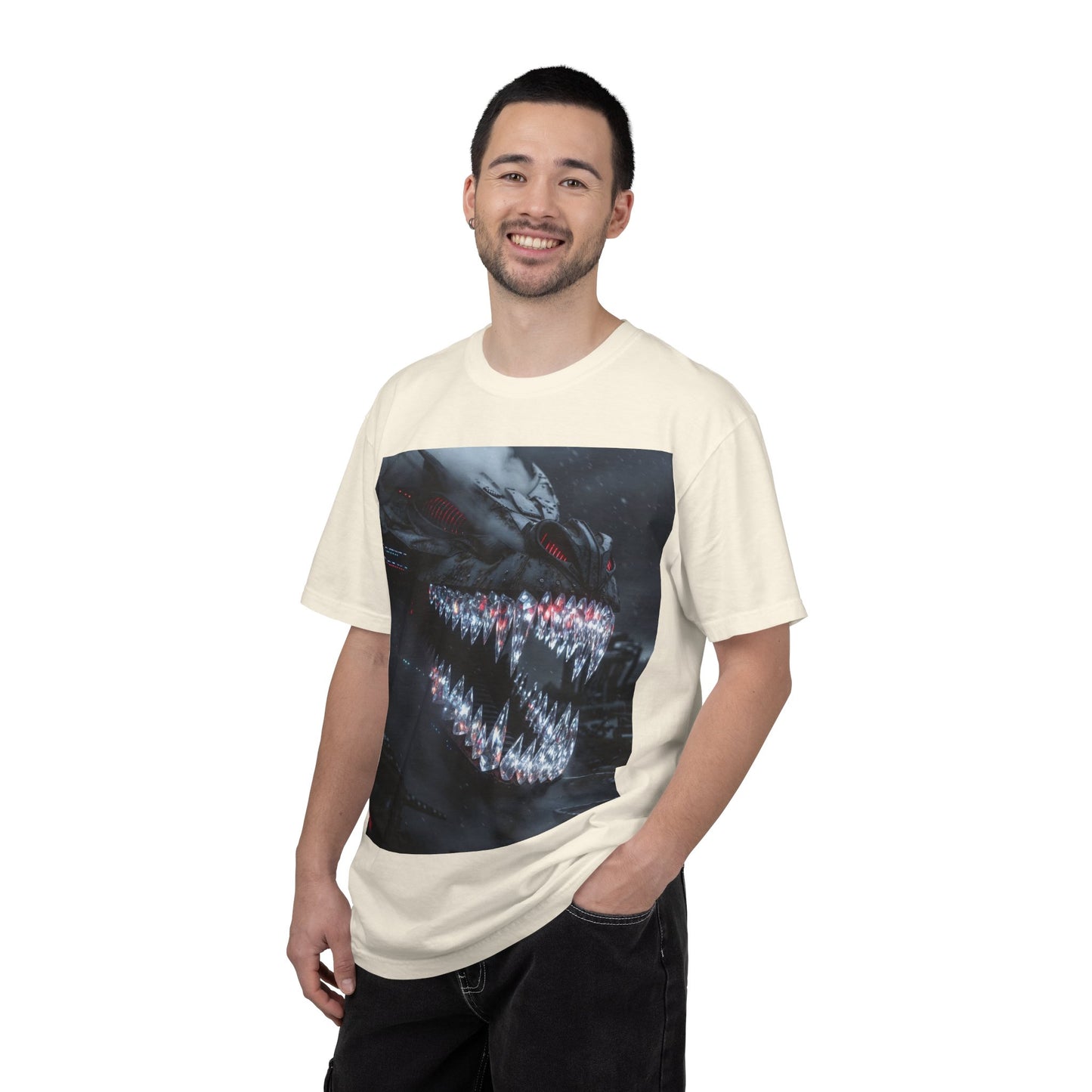 Graphic T-Shirt — Dark Monster Smile Artwork