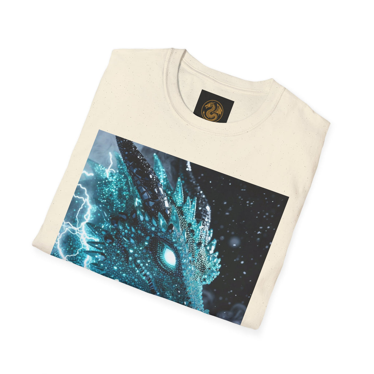 An Ice Dragon T-Shirt — Electric Frost Dragon Graphic Tee