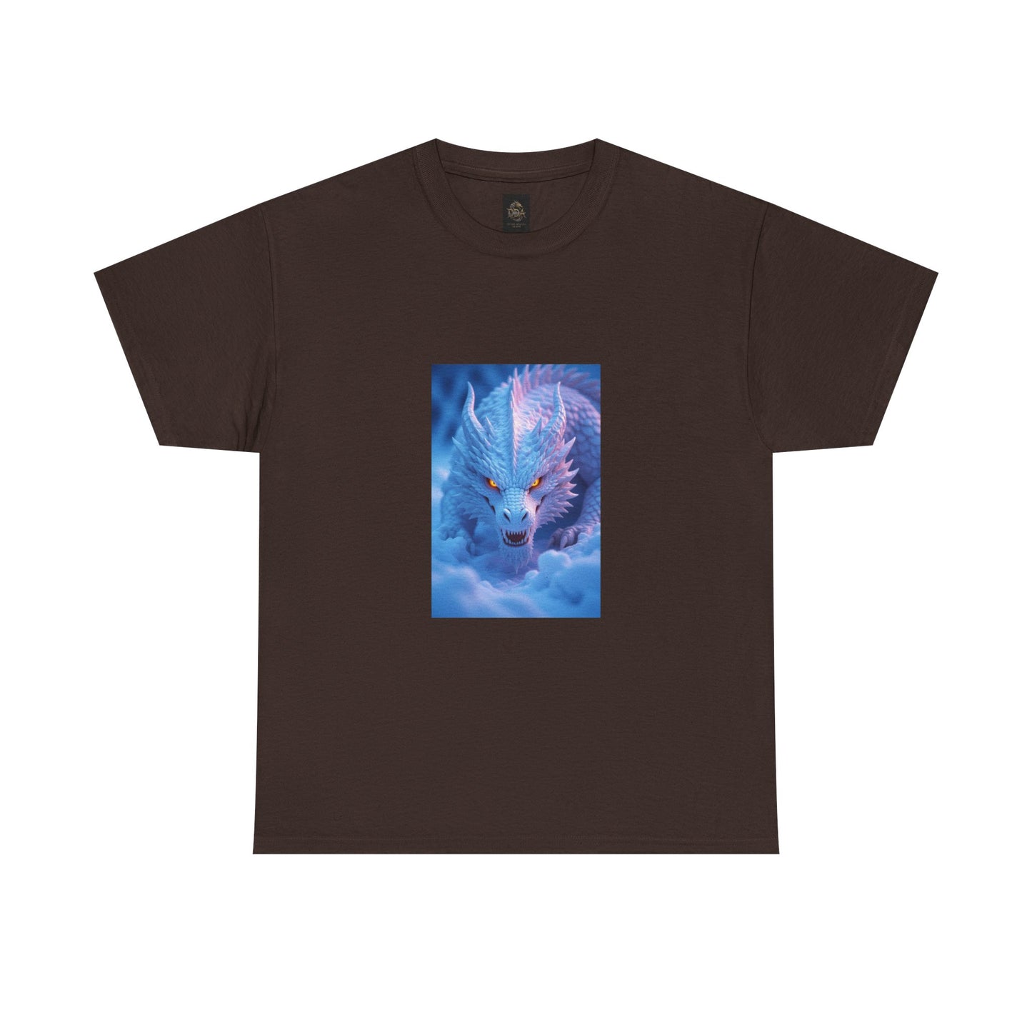 A Mystic Blue Dragon Tee — Ethereal Fantasy Animal Graphic T-Shirt