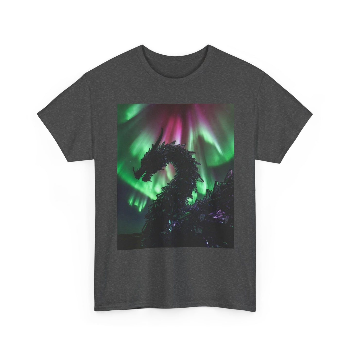 Dragon Aurora T-Shirt — Northern Lights Dragon Graphic Tee