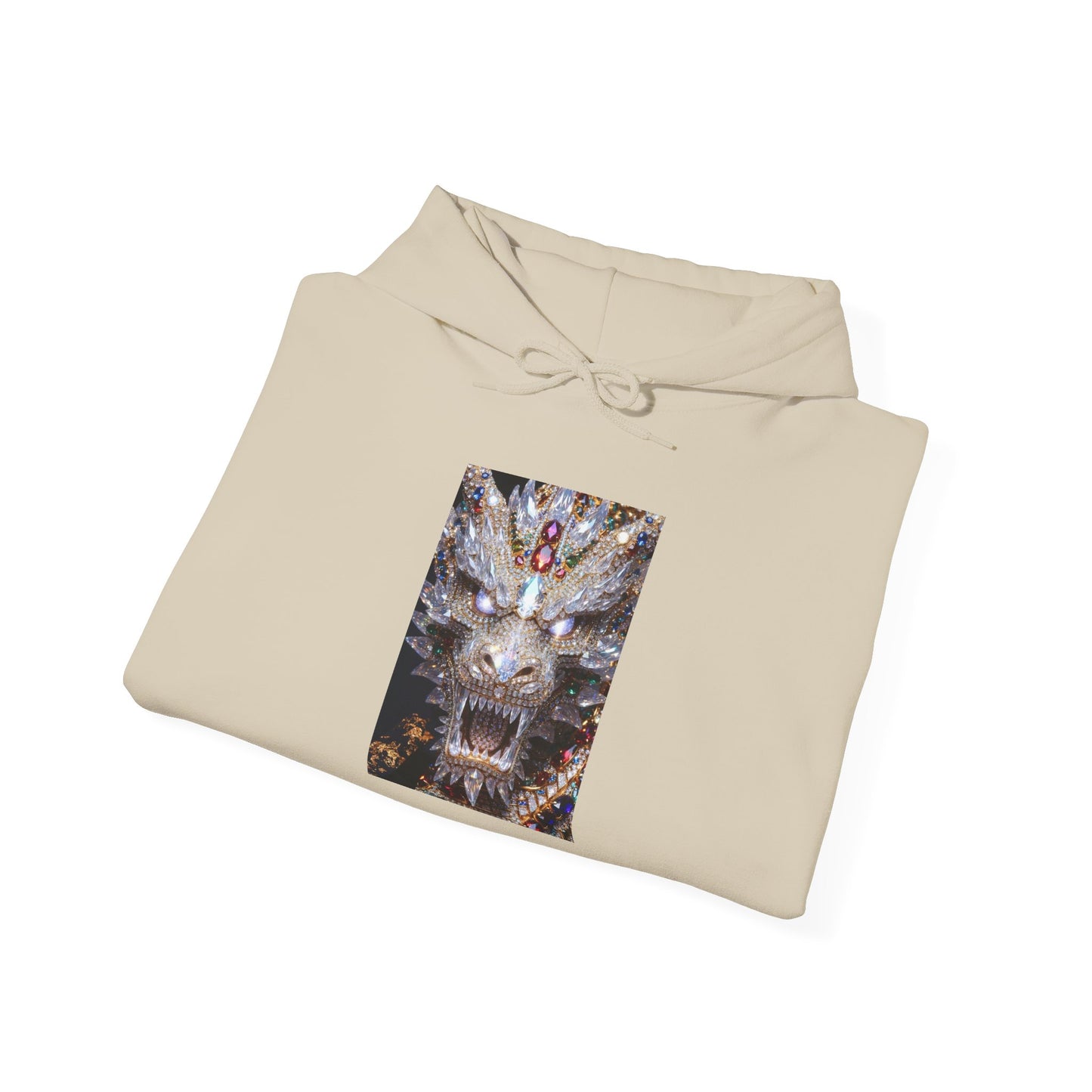 Dragon Skull Hoodie - Mystic Fantasy Graphic Pullover