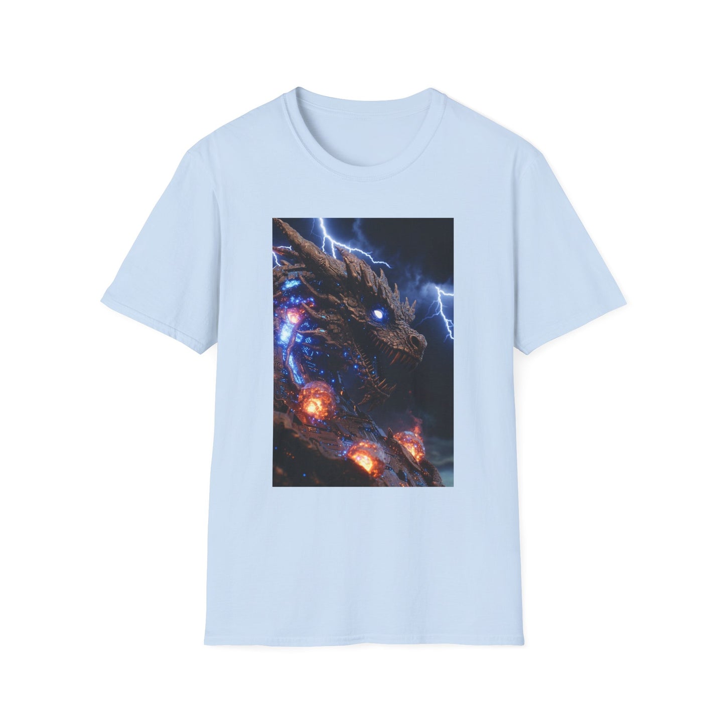 Godzilla Monster Tee — Electric Kaiju Face Graphic T-Shirt
