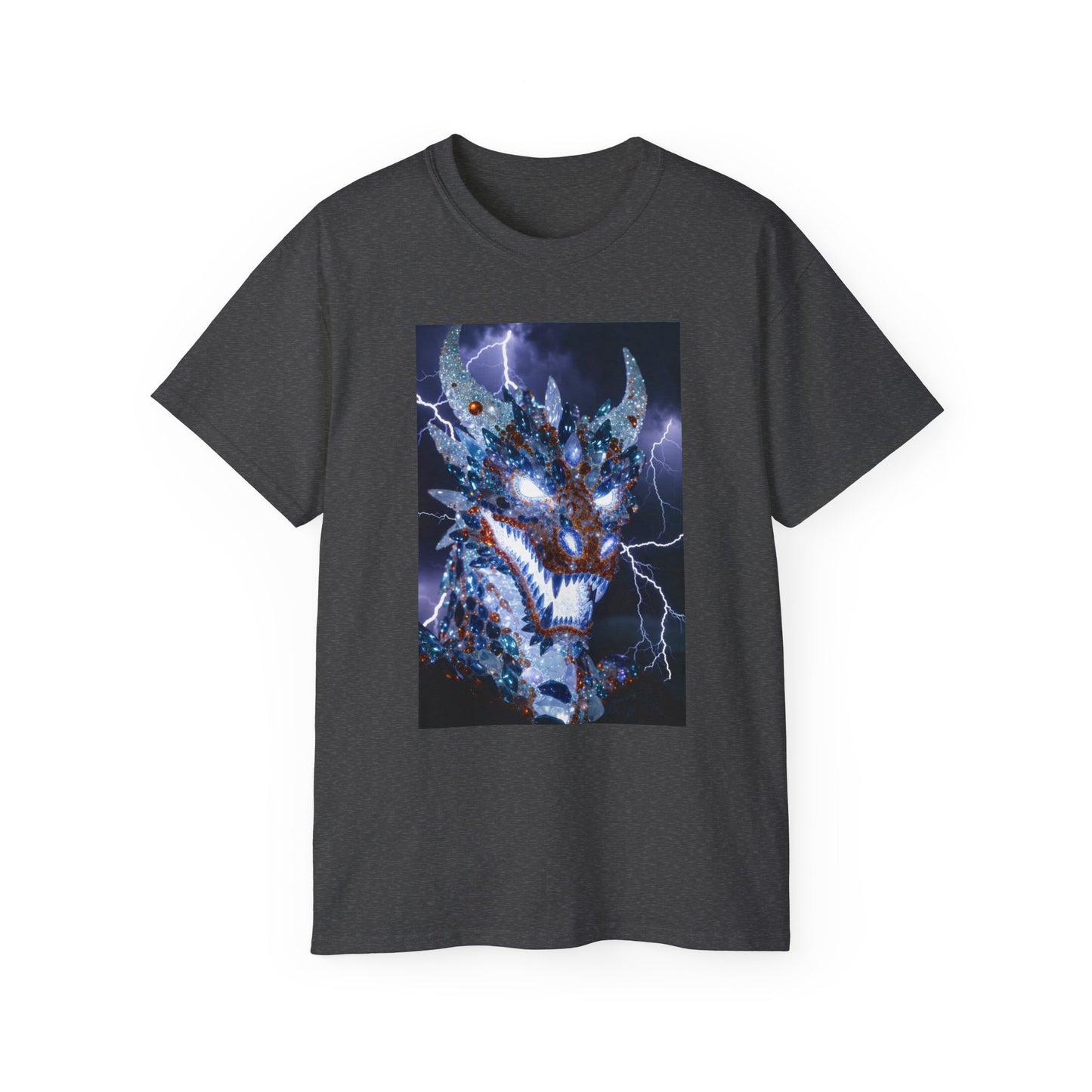 Electric Dragon T-Shirt — Lightning Fantasy Beast Graphic Tee