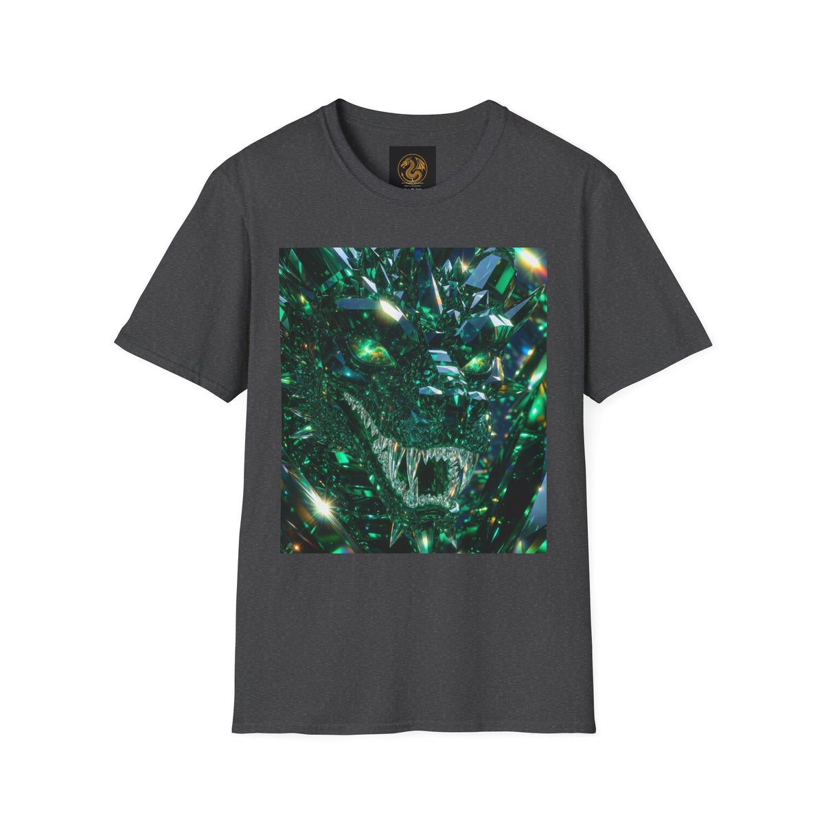 An Emerald Dragon Crystal Skull T-Shirt