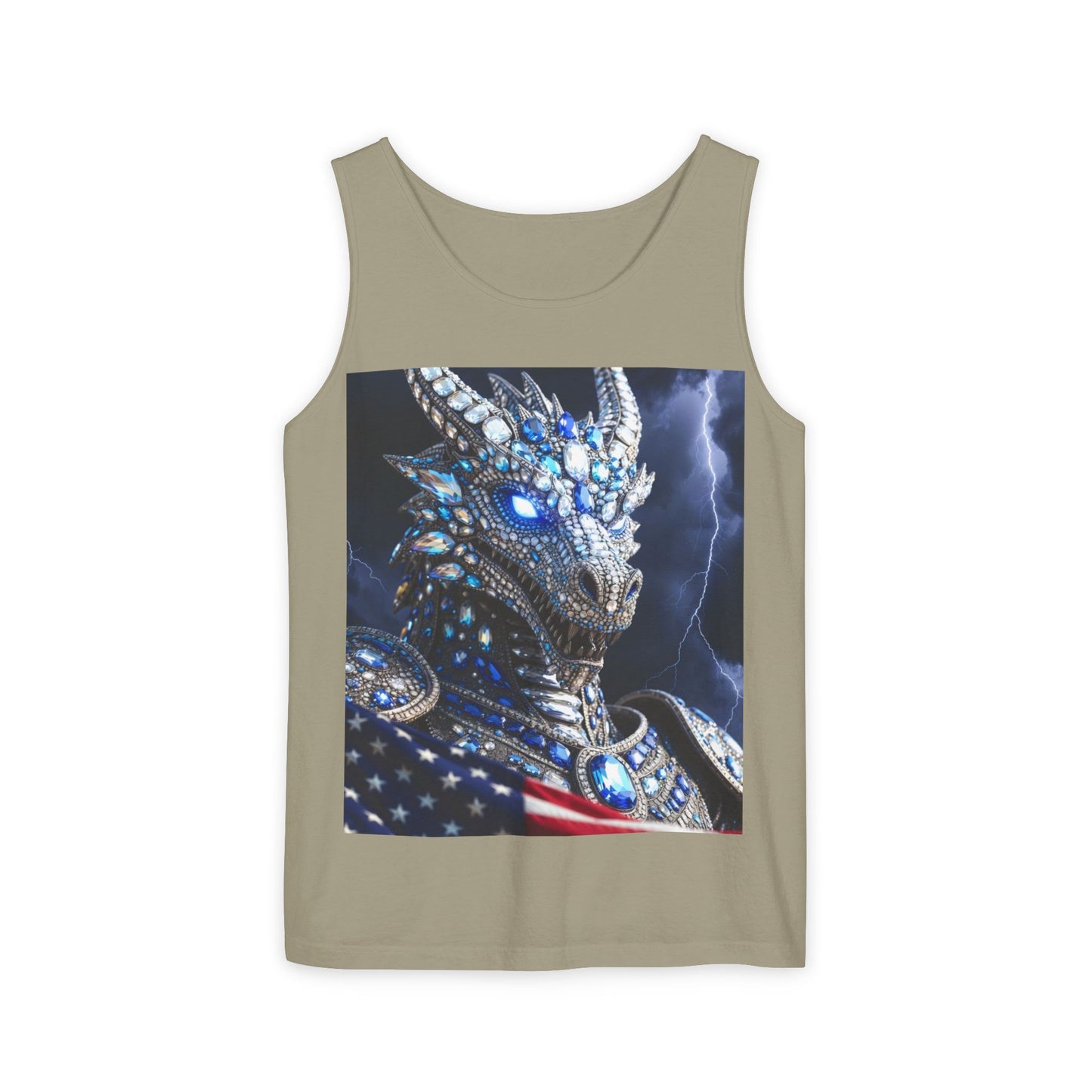 Patriotic Crystal Dragon Tank Top