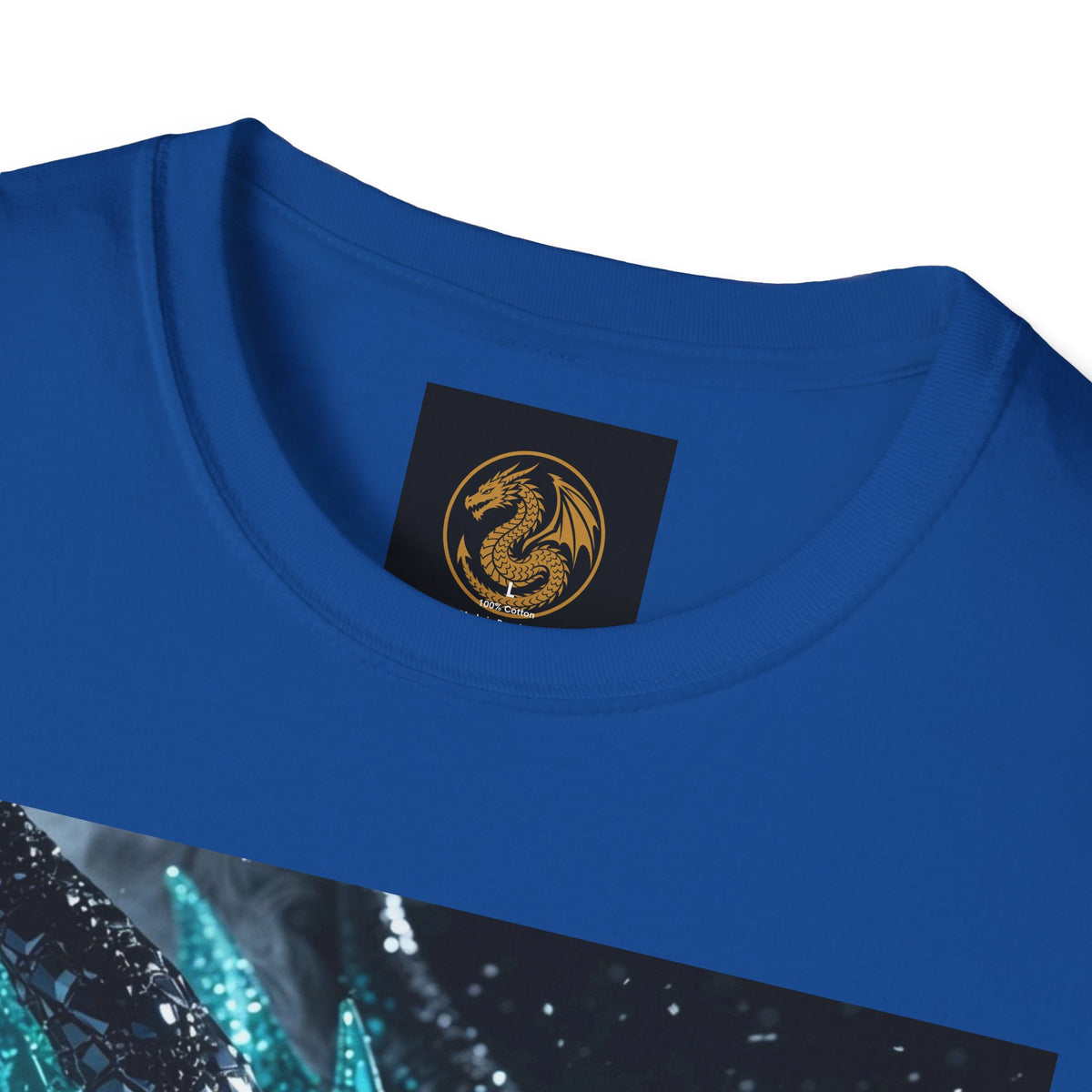 An Ice Dragon T-Shirt — Electric Frost Dragon Graphic Tee