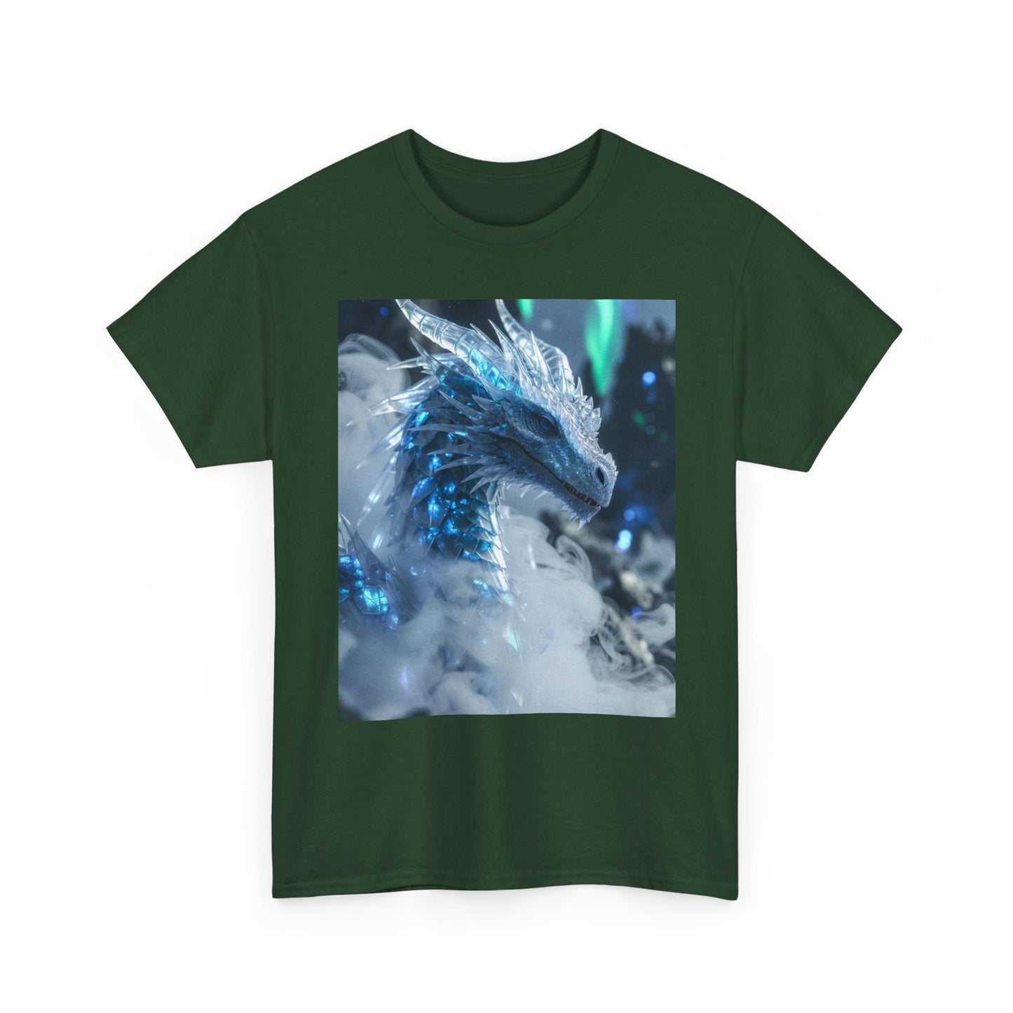 Ice Dragon Graphic Tee — Fantasy Dragon Art T-Shirt