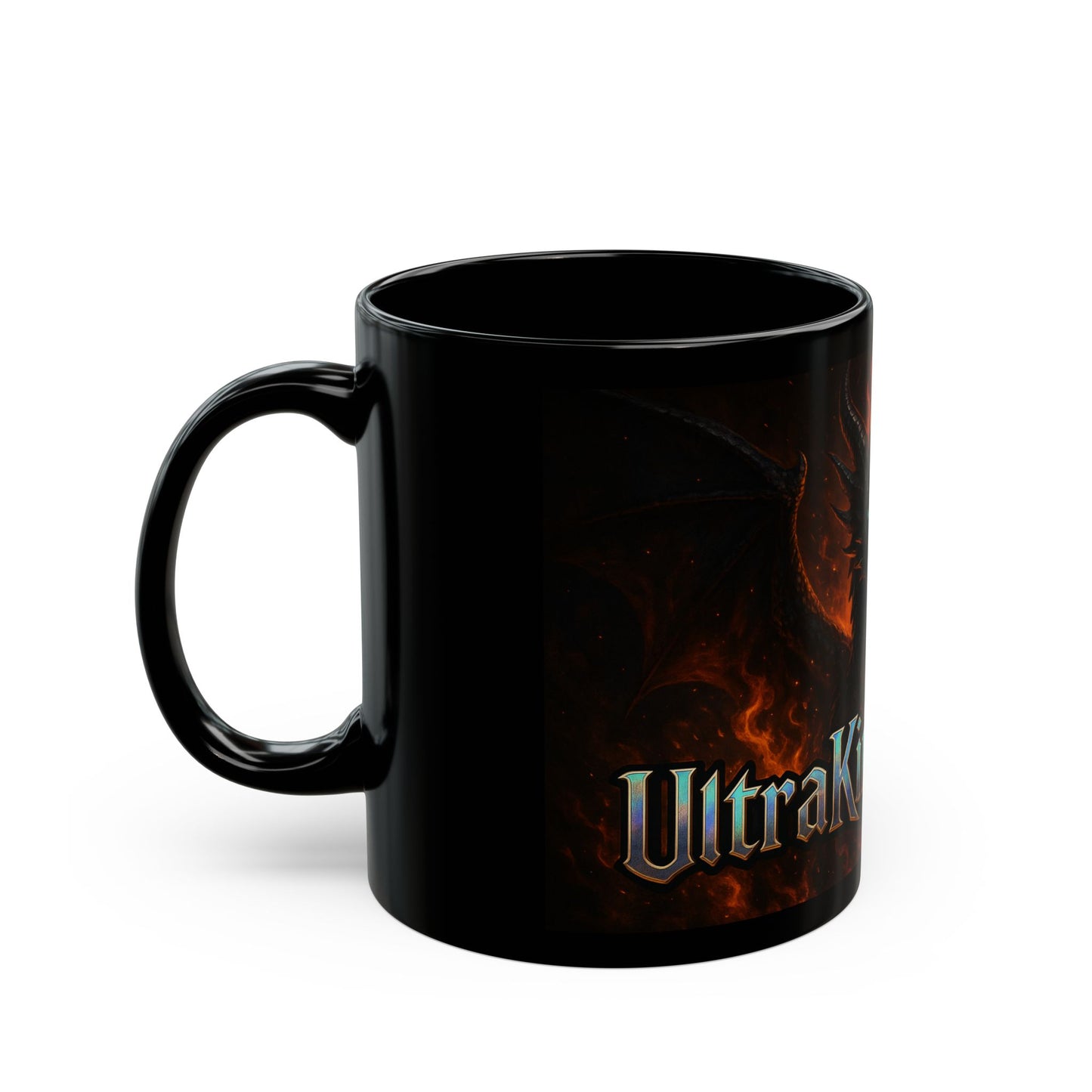 Dragon Fantasy Mug, Black Mug with Ultra King Dragon Design, Perfect Gift for Gamers, Ideal for Coffee Lovers, Fantasy Themed, 11oz [...]