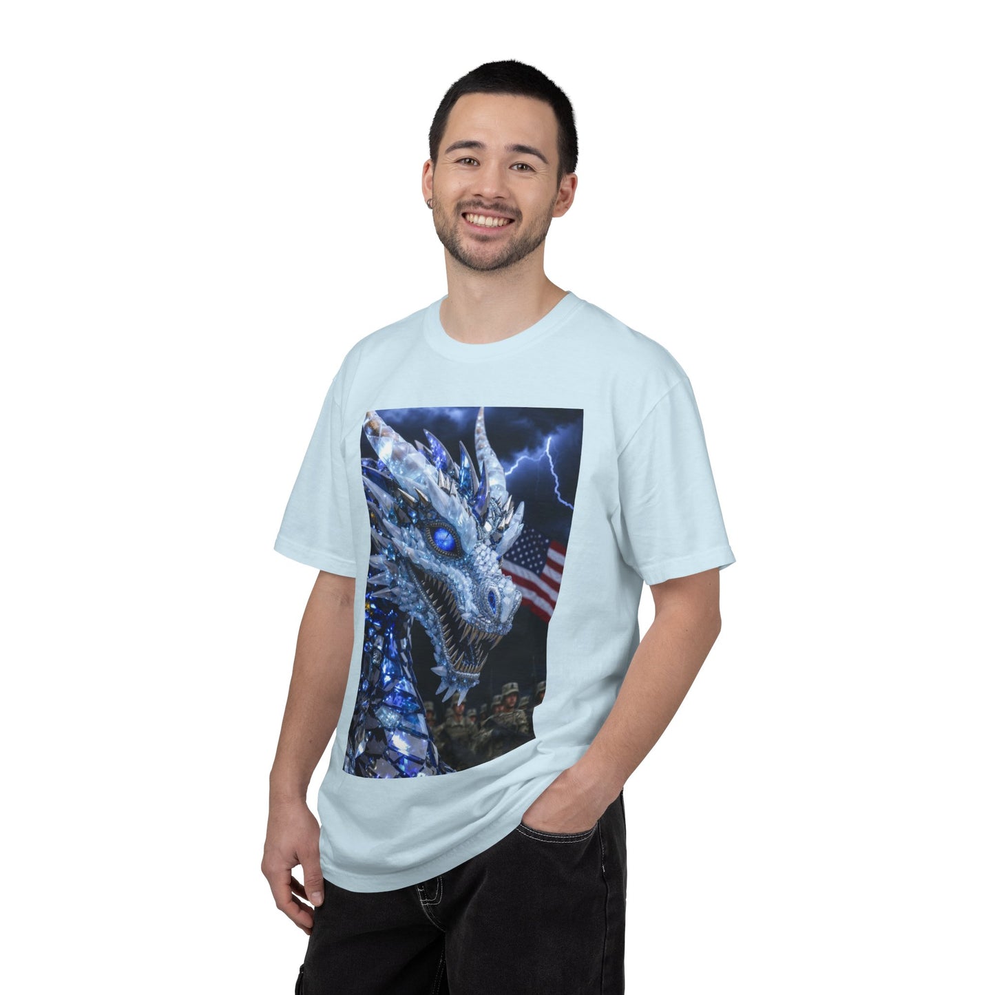 Ice Dragon Military Patriot T-Shirt